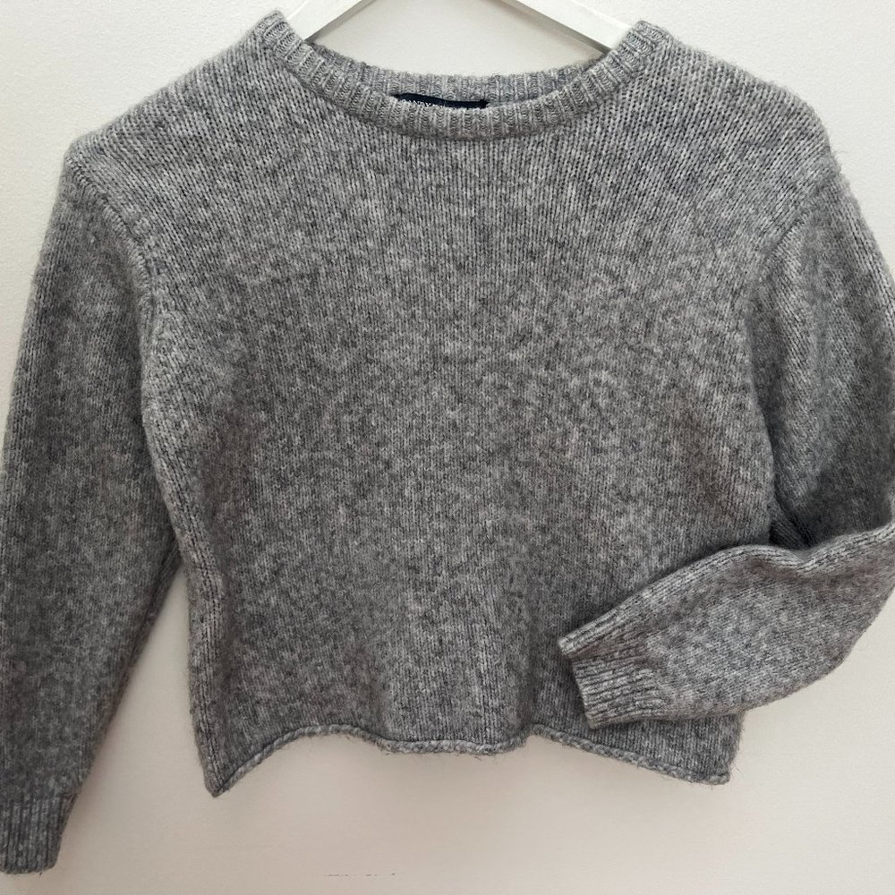 Super cute comfy women's sweater gray S preowned